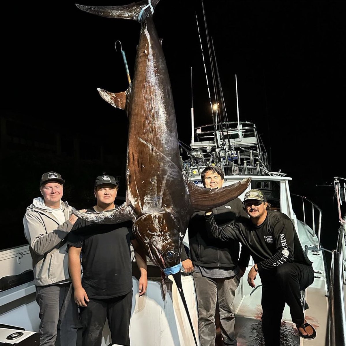 WillSimic's tweet photo. The second most physically and mentally tolling activity besides playing football in Southern California - fighting a state-record swordfish for 5 and a half hours into the night. Great times and great memories…
@oclionsfootball https://t.co/huCl99RdZ7