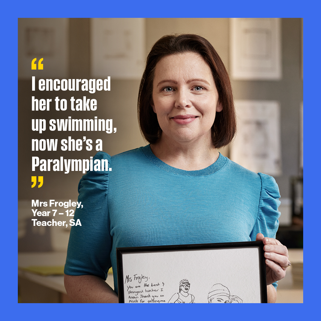 BeThatTeacher.gov.au is a joint Australian, state and territory government initiative aiming to showcase the value and importance of teachers and encourages individuals to seek a career in teaching. Proud to see South Australia’s very own Mrs. Frogley sharing her story.