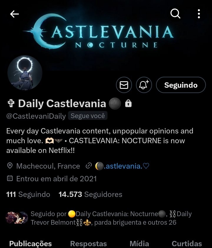 ackermkent's tweet image. Hello Samuel, I hope that you are okay. I'm here to ask you a favor. My best friend was the administrator of the @CastlevaniDaily page and he left us this month. I would appreciate that you could pay condolences to the page, please.