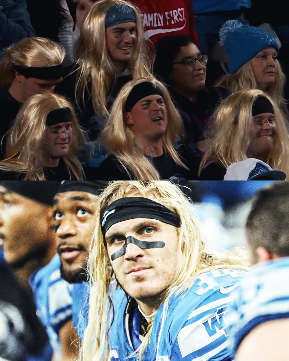 Real men dress up as Alex Anzalone. #OnePride