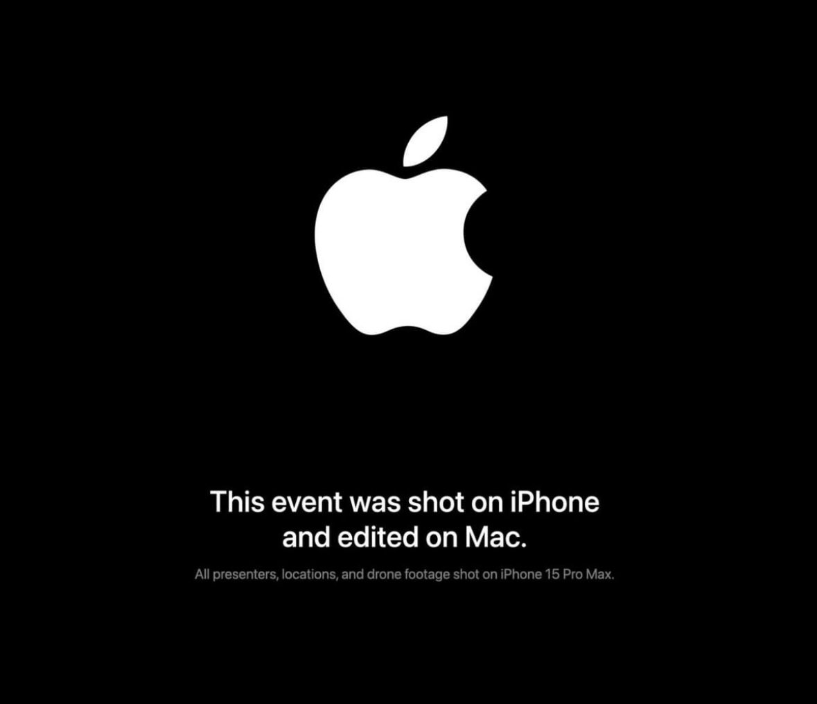 This just shook me, I never would have noticed if they didn’t say it #AppleEvent