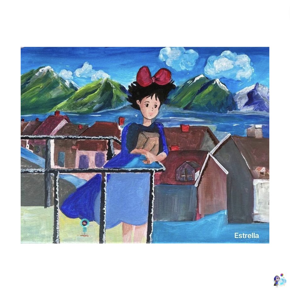 starryarts_'s tweet photo. Do you see any fairytale or comic references in Estrella's painting?🤔
#artstudio #creativearts #schoolincursion #offlineclasses #imagination #creative #artiframerobot #artwork #animation #education #childrensartwork #fairytalepainting #fairytale https://t.co/bYZGwYS5Rm