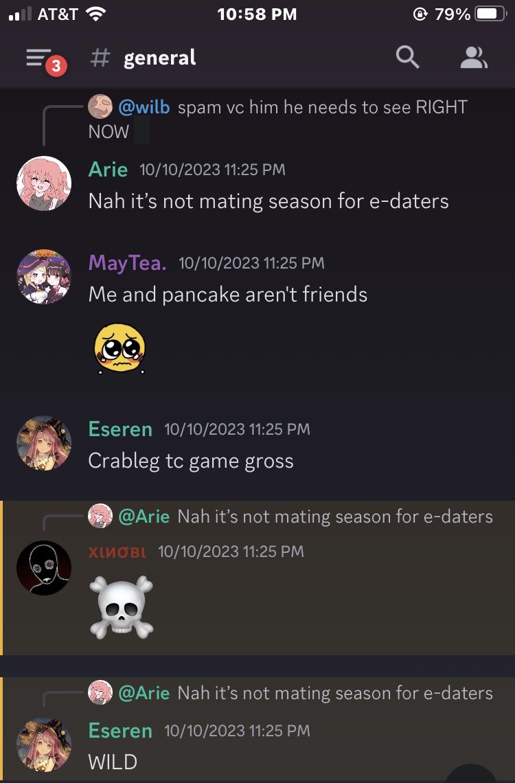 Out of Context Post #3

WHAT DO YOU MEAN MATING SEASON?!😭