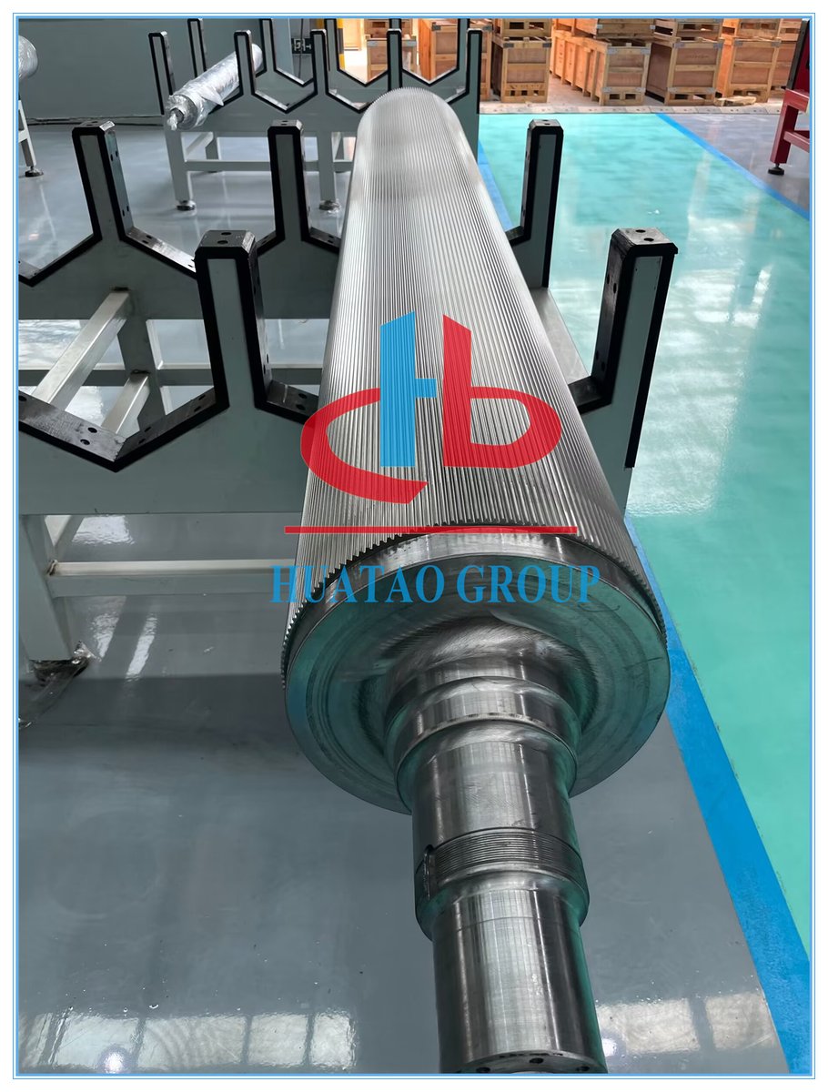 sandy67870421's tweet photo. #huatao Corrugating rolls are the heart of the corrugator single facer machine. The corrugating roll flute type: A flute, B flute, C flute, D flute, E flute, G Flute, etc.  sandy@huataogroup.com App: +86 133 8311 0583
https://t.co/CWRpPxtQCe
#corrugator #corrugatingroll https://t.co/ExJhfe5jxV
