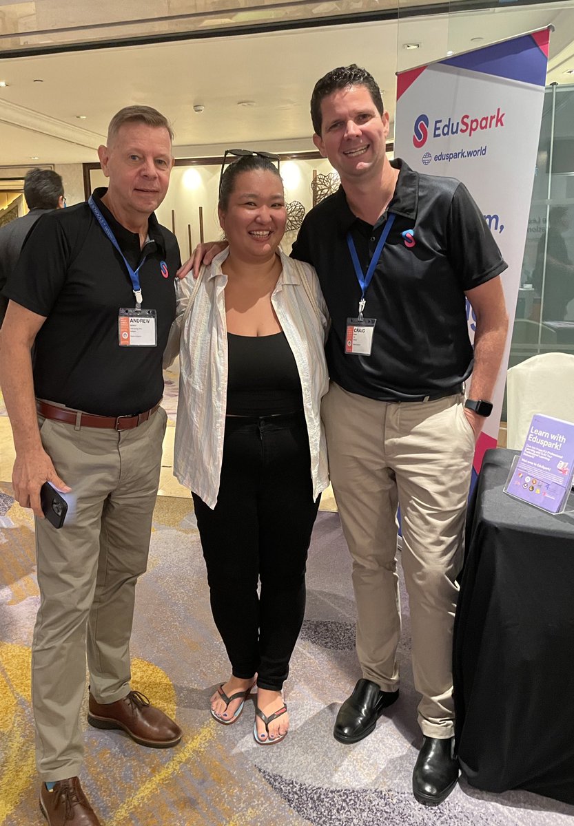 Amazing 3 days sharing <a href="/EduSparkWorld/">EduSpark</a> to the <a href="/EARCOSORG/">EARCOS</a> leadership community in Bangkok! Incredibly inspiring and so many amazing things on the horizon with schools looking to shake things up! #ELC2023 #eduspark