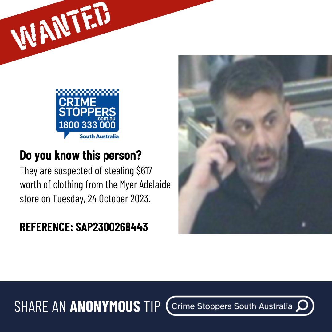 Crime Stoppers SA tweet media