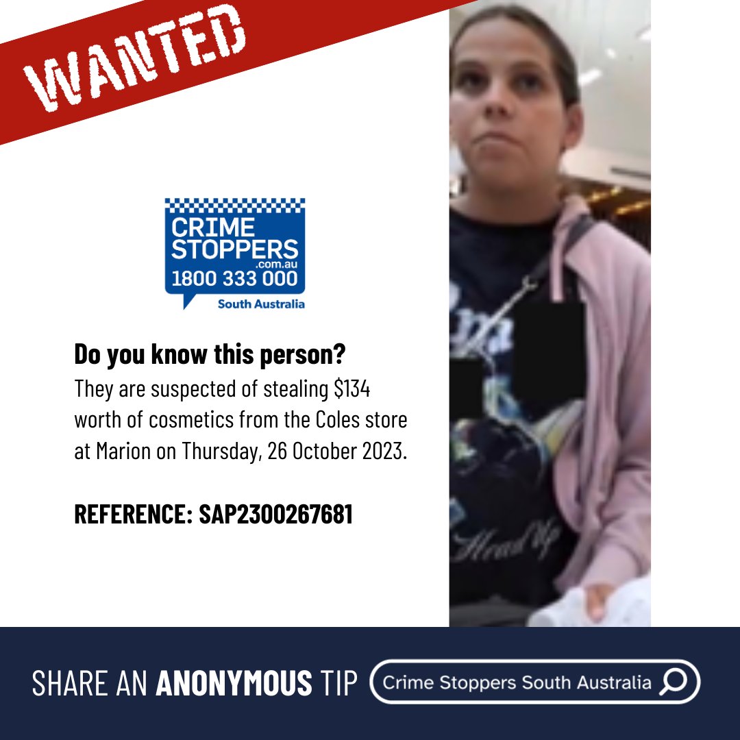 Crime Stoppers SA tweet media
