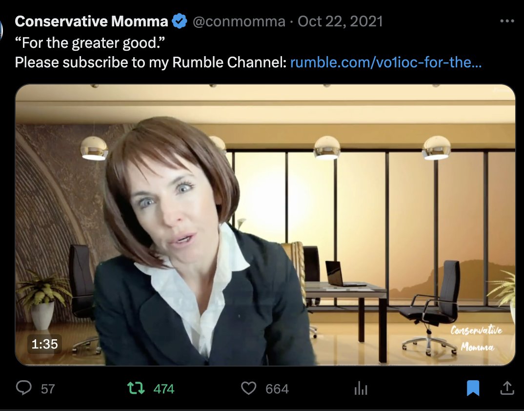 @conmomma For your reference, screenshot highlighting deamplification algorithm signals: 1. No view count, contrary to all other posts. 2. Likes disappearing. I put one every day and next day it is cleared up. I hope within your readers there is someone who can reach musk for commentary.