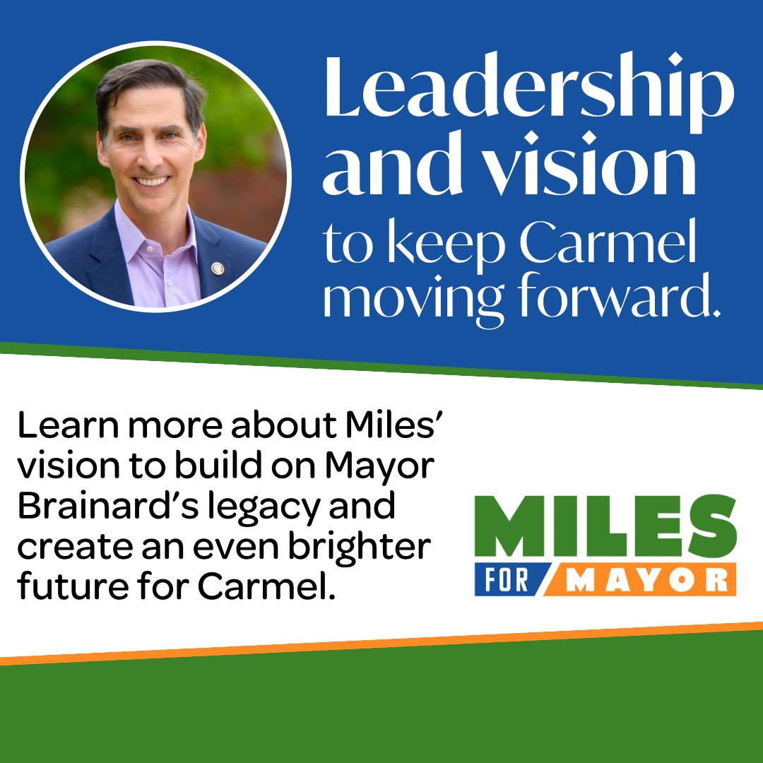 miles4mayor.com/issues
#Miles4Mayor #KeepCarmelMovingForward