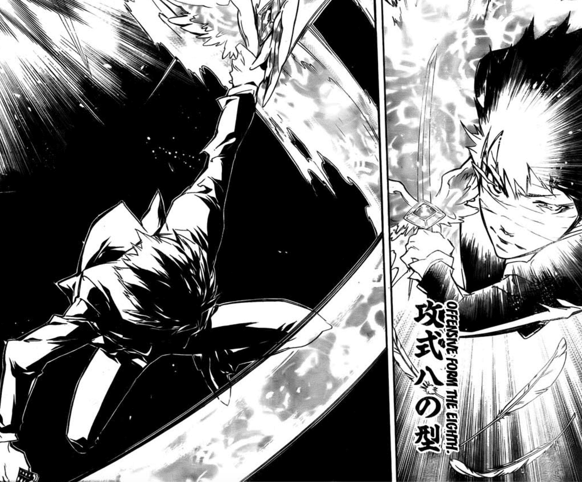 StrongestRain's tweet photo. "Shigure Soen Ryu..." 

The 10th Generation Rain Guardian made haste when opportunity presented itself, amplifying his abilities with Cambio Forma, taking flight. 

"Offensive form 8" 

Rain Flames violently ignited, not only tranquilizing Darkseid's movements  but battering - https://t.co/D2o1irJLRK