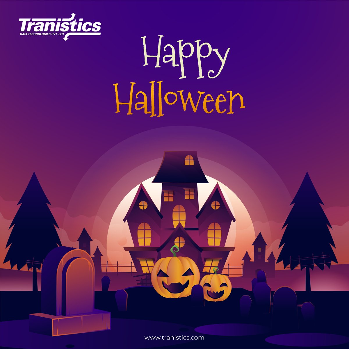 It's that spooky time of year!  Stay safe this Halloween and have fun with friends, family and your community!  #Tranistics #trustedbusinesspartner #halloween2023 #logistics #publishing