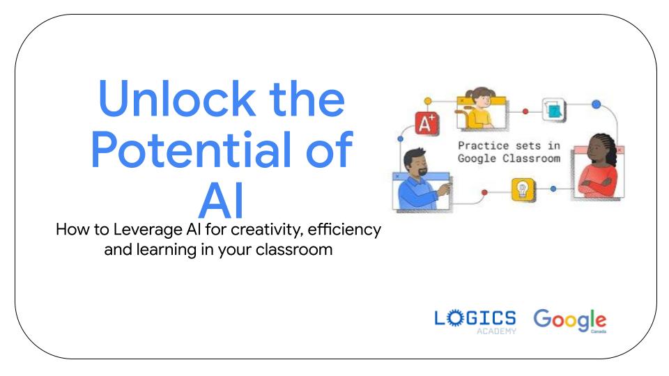 Whats the deal with this AI stuff anyway?

Join me 'Virtually' on Saturday November 4th from 12:45-1:45PM EST for free and find out how to leverage AI tools in your classroom! 

Go from Beginner ➡️ Confident  
Sign up here: logicsacademy.com/virtualsummit/ 

#bced #bcedchat @LOGICSAcademy