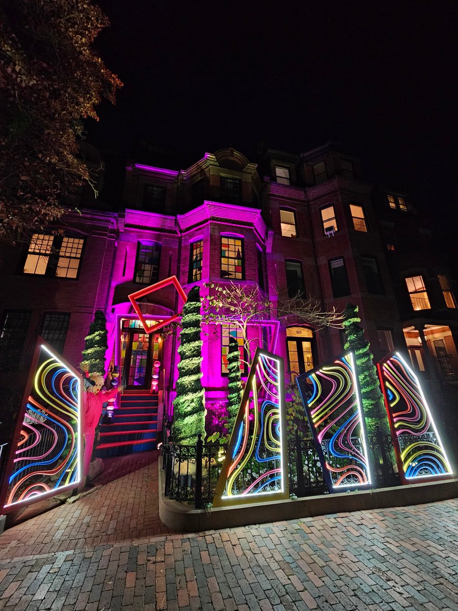 Boston's most decorated home on Halloween.