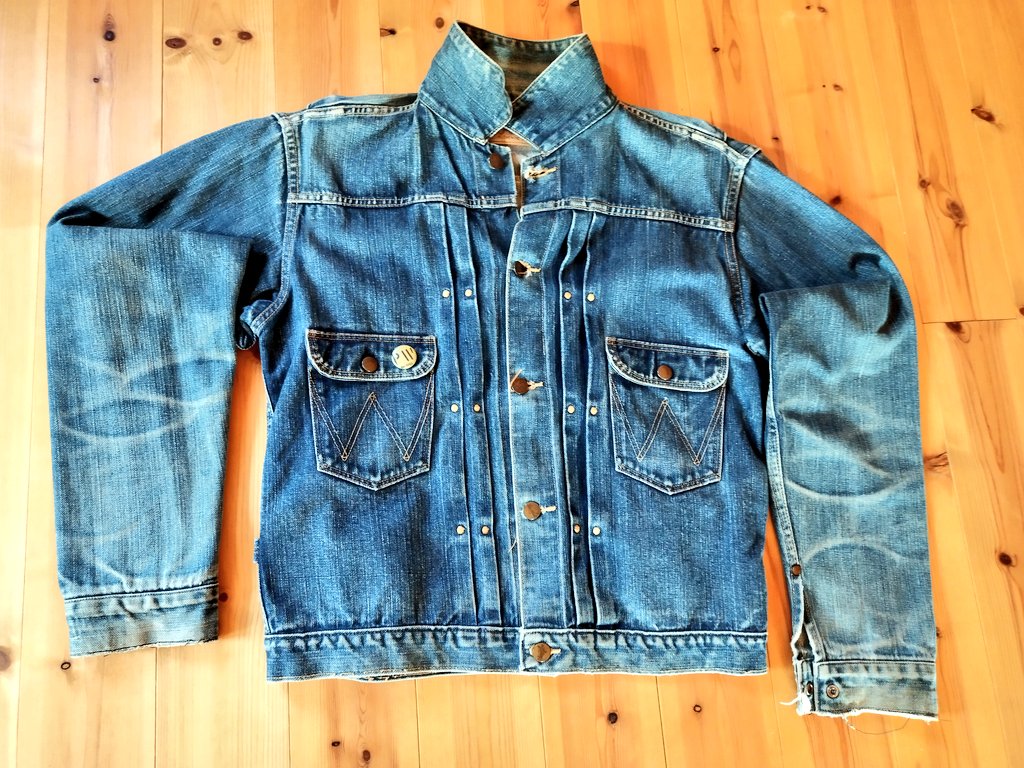 thesunnyside_st's tweet photo. 本日は11MJ!
#デニムジャケット
#ハチノス
#denimjacket
#アメカジ
#ラングラー
#Wrangler
#11mj https://t.co/kuB9pVkGpR