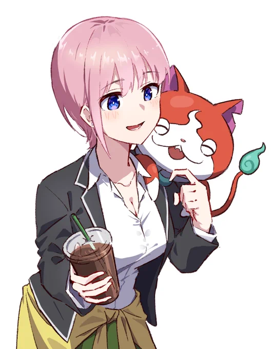 「よしよ〜し、気持ちい〜?」  #五等分の花嫁 #中野一花