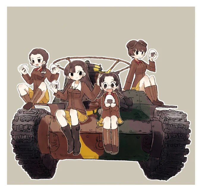 昔描いたお気に入りの戦車絵