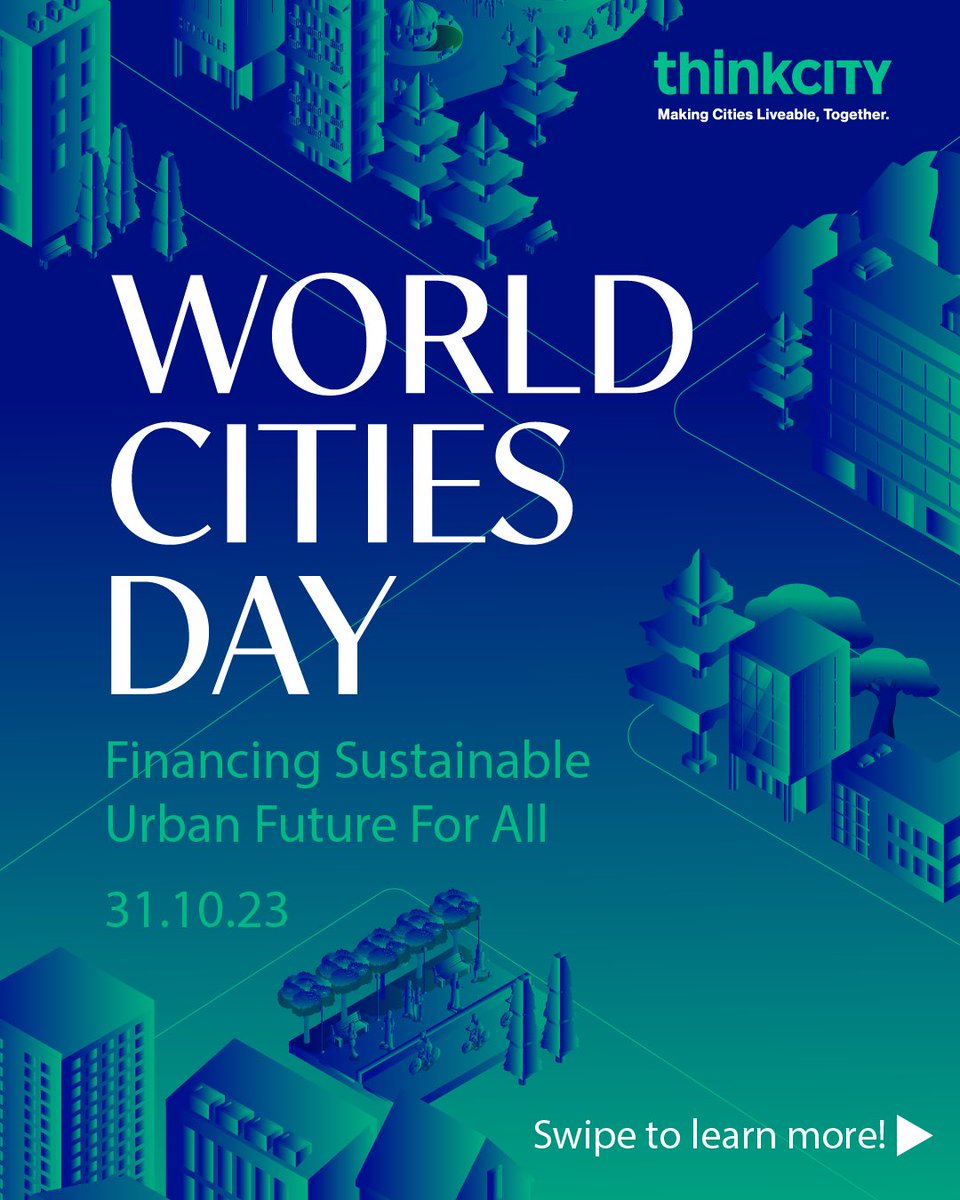 (1/2) Sustainable Urban Financing is crucial in ensuring significant, long-term citymaking efforts are championed until its impact can be seen, felt and experienced by everyone.