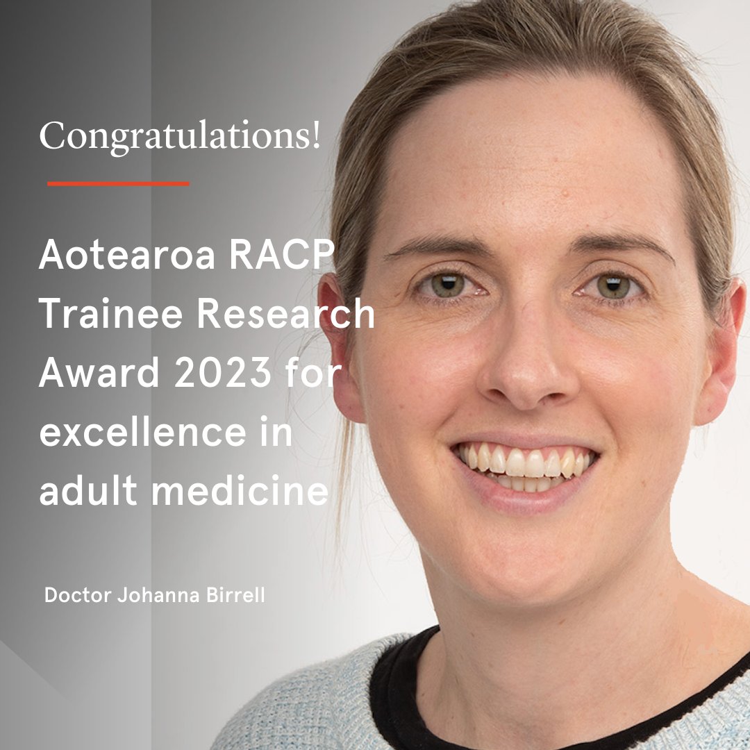 Sydney Health (@syd_health) on Twitter photo Congratulations to <a href="/Sydney_Uni/">University of Sydney</a> Master of Philosophy #medicine and #health candidate Dr Johanna Birrell for being named recipient of the Aotearoa <a href="/TheRACP/">The Royal Australasian College of Physicians</a> Trainee Research Award 2023 for excellence in the field of adult #medicine!
#LeadershipForGood Congratulations to <a href="/Sydney_Uni/">University of Sydney</a> Master of Philosophy #medicine and #health candidate Dr Johanna Birrell for being named recipient of the Aotearoa <a href="/TheRACP/">The Royal Australasian College of Physicians</a> Trainee Research Award 2023 for excellence in the field of adult #medicine!
#LeadershipForGood