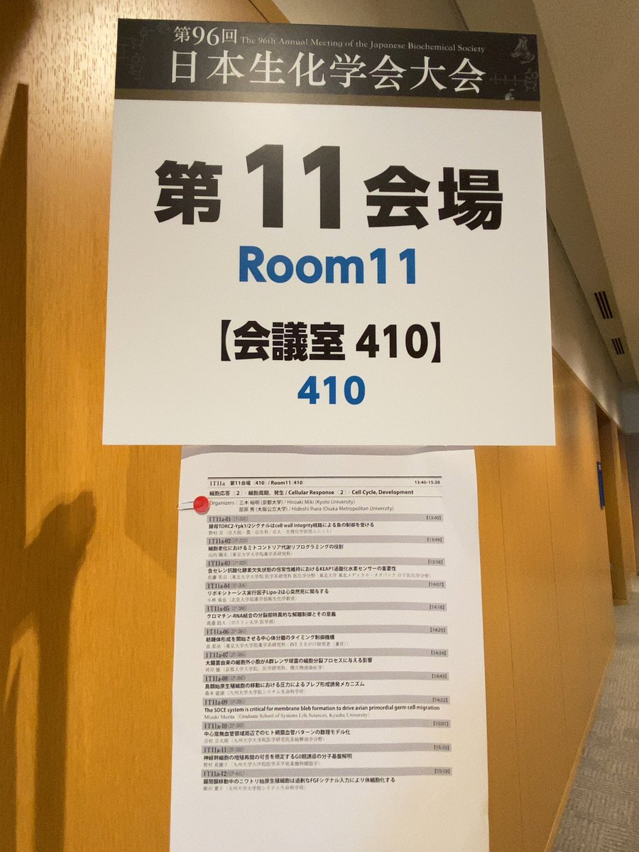 ReitoWatanabe's tweet photo. 生化学会
11会場　14時くらいからです🥺 https://t.co/D1UHBh9WTZ