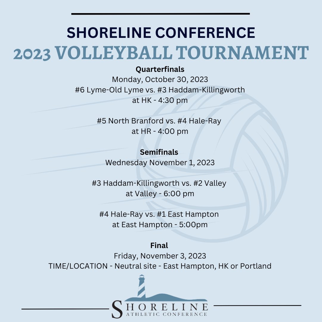 _SLC_Athletics's tweet photo. Congratulations to HK and Hale Ray on their quarterfinal wins today... they will be moving on to the semifinals Wednesday #ShorelineAthleticConference #SACTournament #ctvb
@ciacsports @TheDayCTsports @GameTimeCT @NoisesSports @HKCougarDen @EHBellringers @vrhsathletics https://t.co/2ZZts4Pnxz