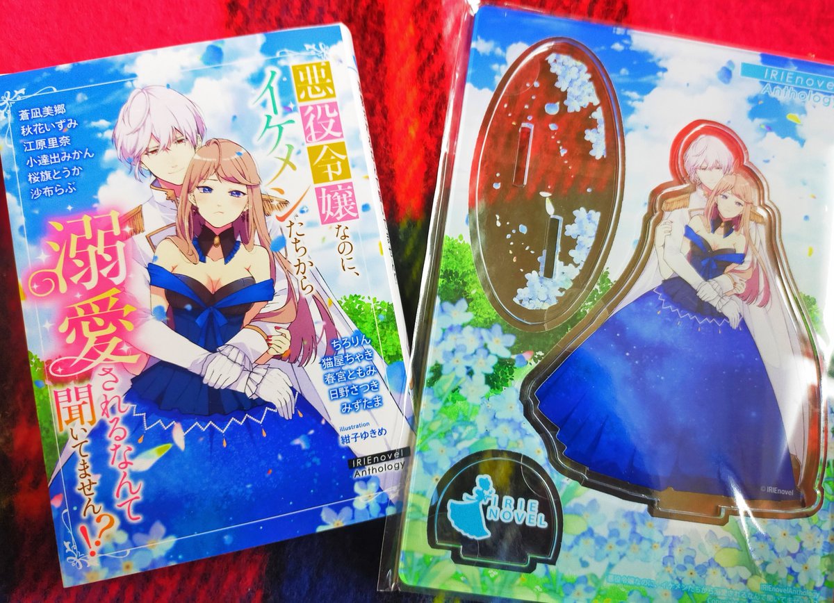 プレゼント企画のアクスタと文庫本をちょっぴりお先にいただいたのですが、めっちゃ綺麗…！
文庫本は分厚いです……手に持った時にずっしりとして、読みごたえも抜群でした！