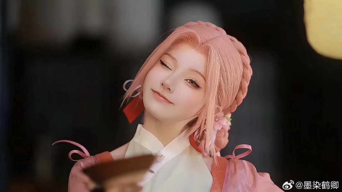 Cosplayer 爪琊 filmed a video inspired by the new Naruto Mobile Sakura outfit  and shes sooo beautiful omg😭😭😭