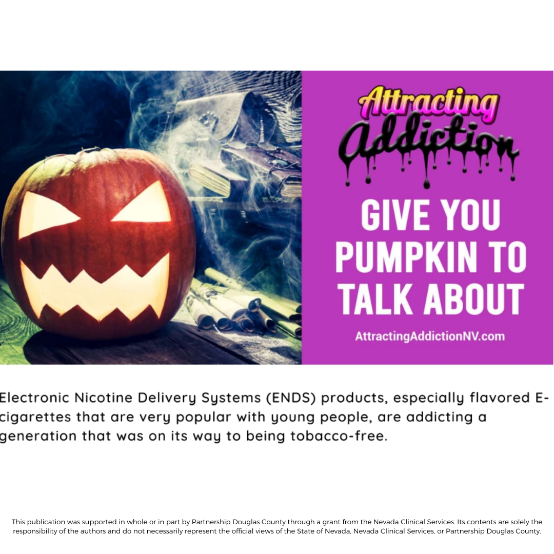 Give you pumpkin to talk about. #attractingaddictionnv #tobaccofree