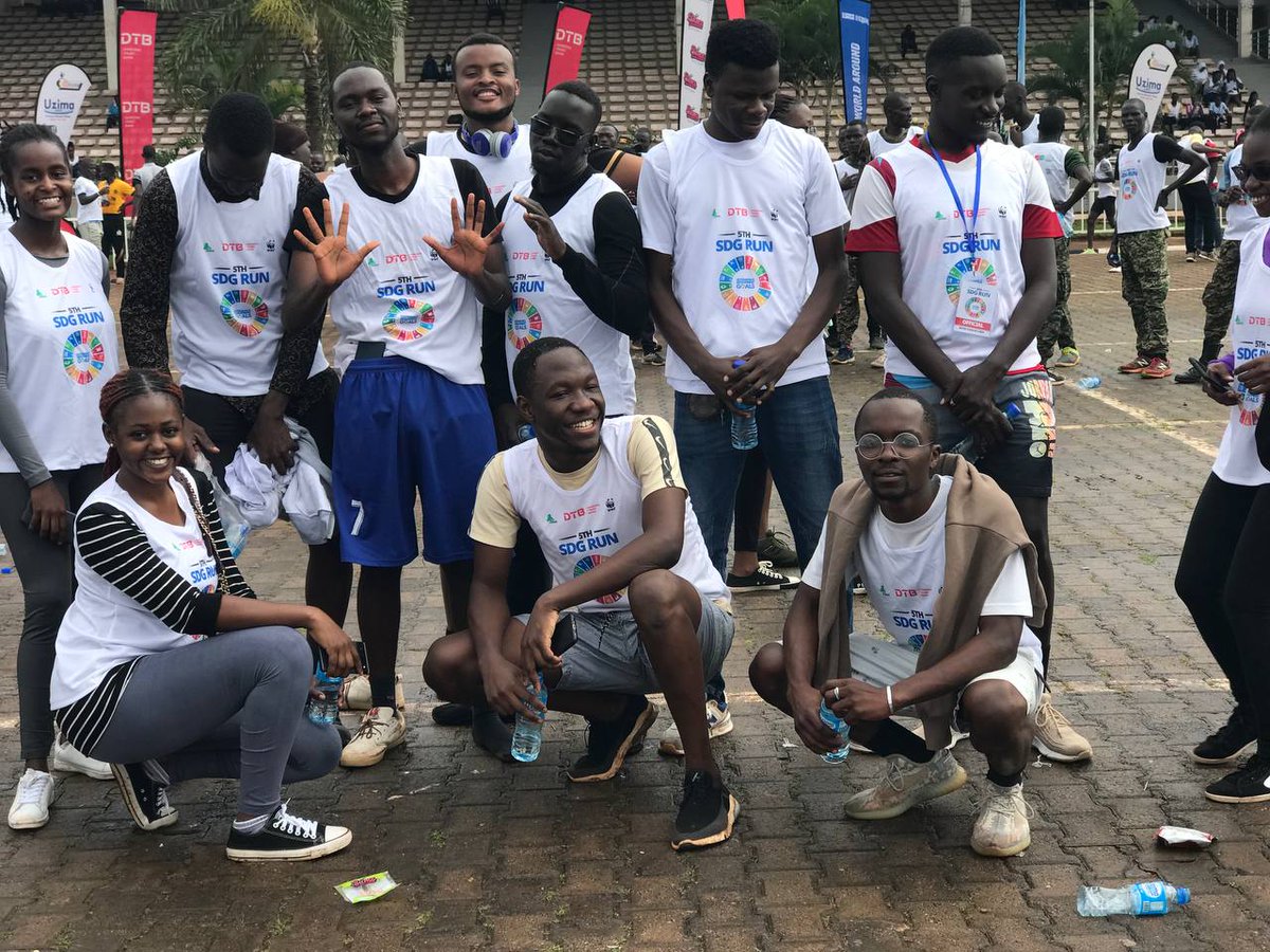 This Sunday, a group from the hills of Mukono @UCUniversity added a stone to the global agenda 2030 as they participated in the 5thSdgrun  Theme: #Running4EnergyAcess #GlobalGoals #NAOStaff #UnitedNations
@MEMD_Uganda
@Nrepuganda
@UNDPUganda 
@UNinUganda 
@Youth4SDGsUg 
@sdgs_ug