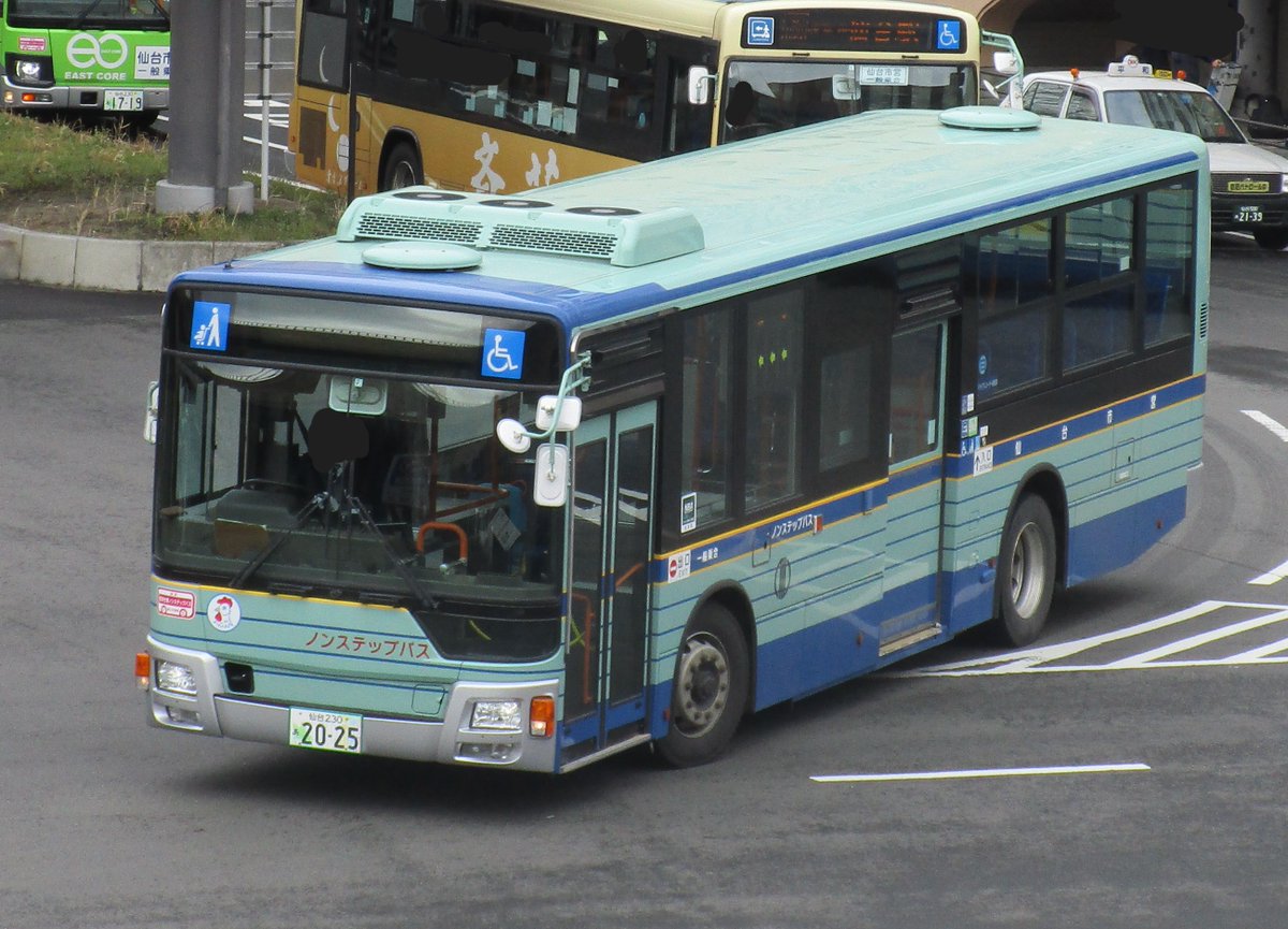 仙台市交通局（仙台市営バス） 仙台230あ2025 三菱ふそう エアロスター