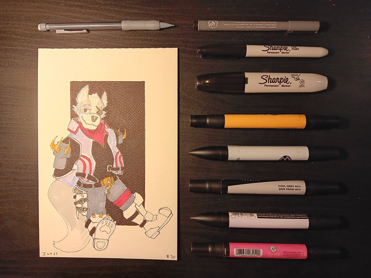 Magic_Tuba_Pix's tweet photo. #ink23
And I can't draw one without the other; Wolf O'Donnell is the good-hearted bisexual tank of a man who's softer on the inside than he looks. Still kinda gruff and campy tho https://t.co/rxYSBmXxSs