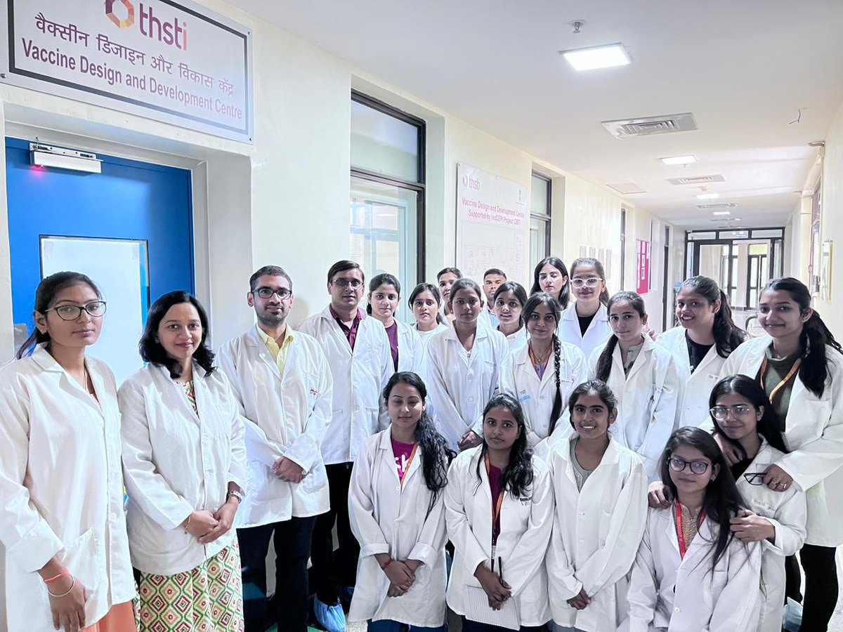 THSTIFaridabad's tweet photo. As a part of #Outreach #ScienceSetu, PG students of @JCBoseUST visited @THSTIFaridabad on 30th Oct 2023 and interacted with faculty and scientists.
#careergoals in #Science 
@DBTIndia @rajesh_gokhale https://t.co/EeKaNfnvHM