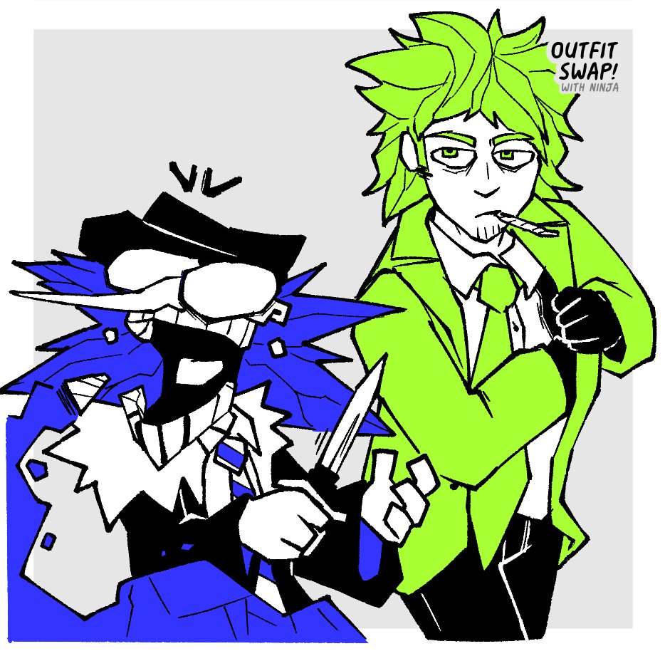 #OCTtober DAY 19
<a href="/TninjaArt/">Tninja_art</a> you cook up a fine weed man. (Forever miffed we never directly fought, but alas...)