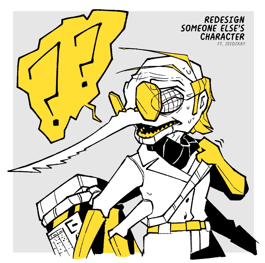 #OCTtober DAY 20
I love nervous, horribly anxiety riddled senile stinkers, cheers Zeed! Wherever you may be....... hohhh....