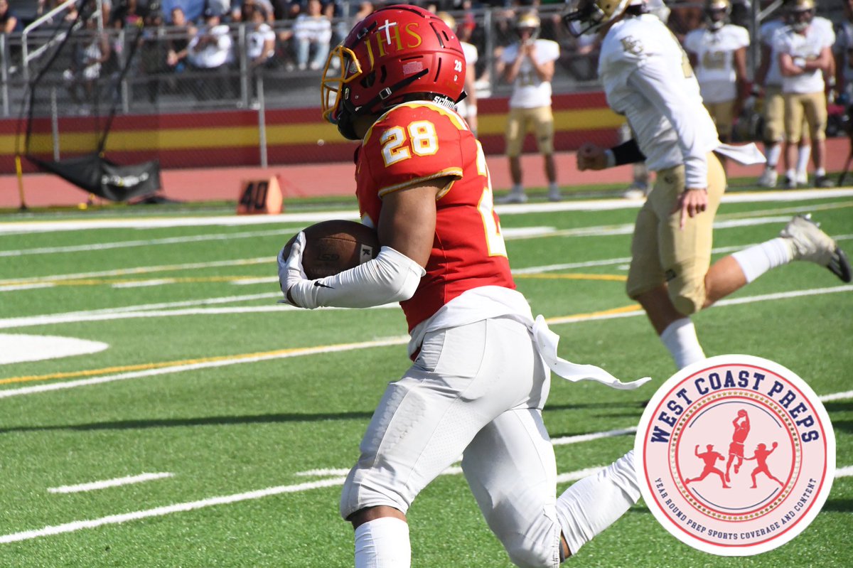 He's run 21.53 MPH. Run for 90+ yard touchdowns.

Good luck stopping Delta League champion Johnnie Brannon.

Read about the Jesuit senior tomorrow at WestCoastPreps.com