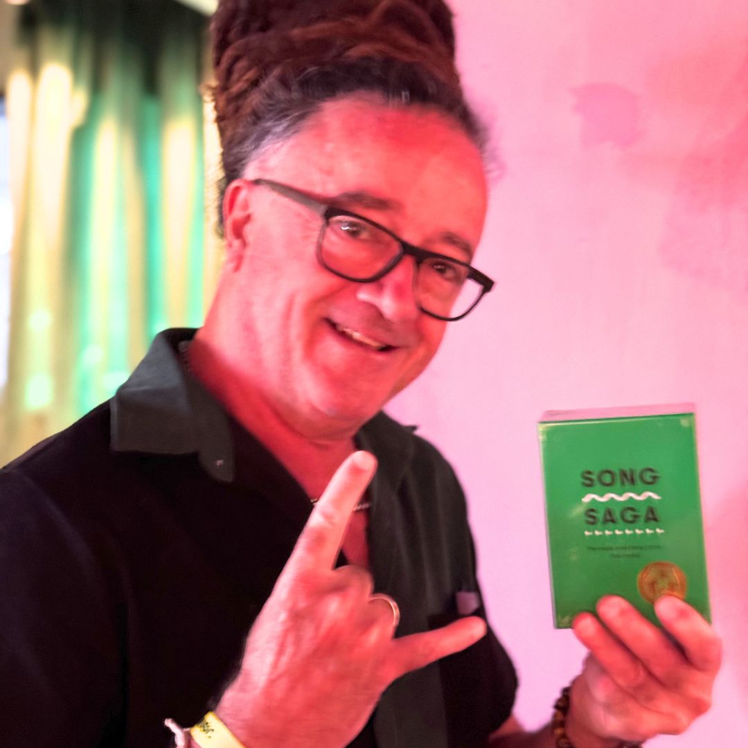 Kane rocks the box. ❤️ 🟩 🤘 #songsaga - Get yours at song-saga.com #sxswsydney