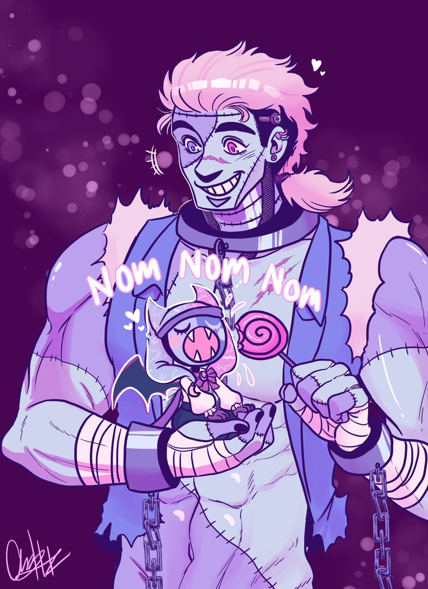 agileo101's tweet photo. Happy Halloween! Here is Vampire Nightlight and Frankenstein Freddy! #fnafsecuritybreach #fnafau #fnafwebtoon #webtoon #fnafblarerock #fnafmoon #glamrockfreddy #blarerockfreddy #fnafnightlight #moondrop #moonfnaf https://t.co/rR6w5COSjp