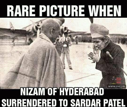 DhirenP66827872's tweet image. When #SardarVallabhbhaiPatel takes stand #Nizam s Bow down.
this is a rare pic that speaks the strength & will of Iron Man of India.
and the result is #akhandbharat what we see today.
🇮🇳🫡💪
#HappyBirthdaySir
#NationalUnityDay #RashtriyaEktaDiwas #TataMotors #Dunki #GOAT #TejRan