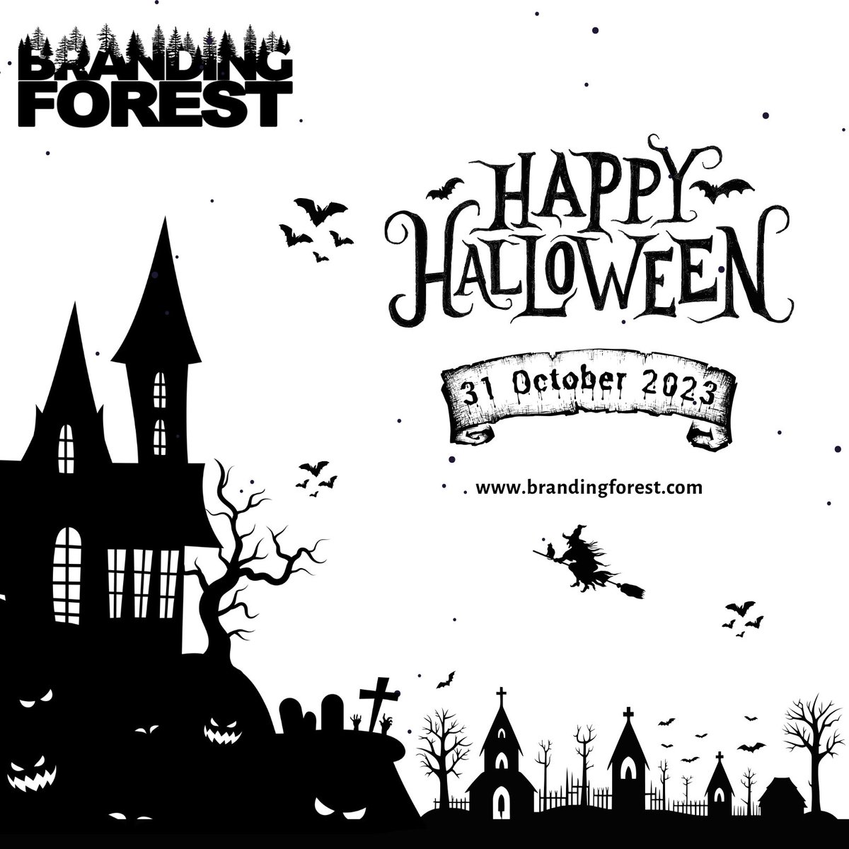 Finally the Halloween is here! I hope your Halloween costume is a hit and that you have a thrilling and spooky night. Happy Halloween 🎃

#brandingforest #HalloweenMagic #happyhalloween #SpookySeason #HalloweenHustle #HalloweenTreats #NotSoScary