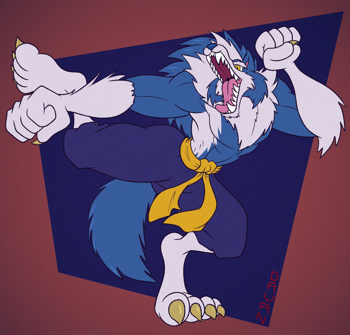 GavanZude's tweet photo. Here's an excited Jon Talbain to spice up your late night fright! "Special" version linked in the post down below.
#Darkstalkers https://t.co/feeUheKiTS