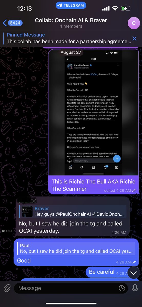 🚨BASELESS FUD BY A SCAMMER WHO DOESNT DO DUE DILIGENCE - can’t make his shit up!🚨

When Richie The Bull AKA Richie The Scammer <a href="/realbullrunking/">King of Bull Run</a> changes his profile name (he has 6 scammer profiles btw) for the 7th time in an attempt to hide…and then incorrectly FUD’s a