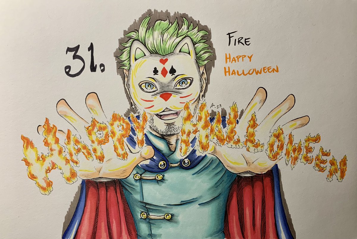 InnuDoggy's tweet photo. Ego-Inktober 2023, Day 31: Fire &amp; Happy Halloween
#Inktober #inktober2023 #egotober #egotober2023 @Jacksepticeye #marvinthemagnificent https://t.co/fYqI8goZSS