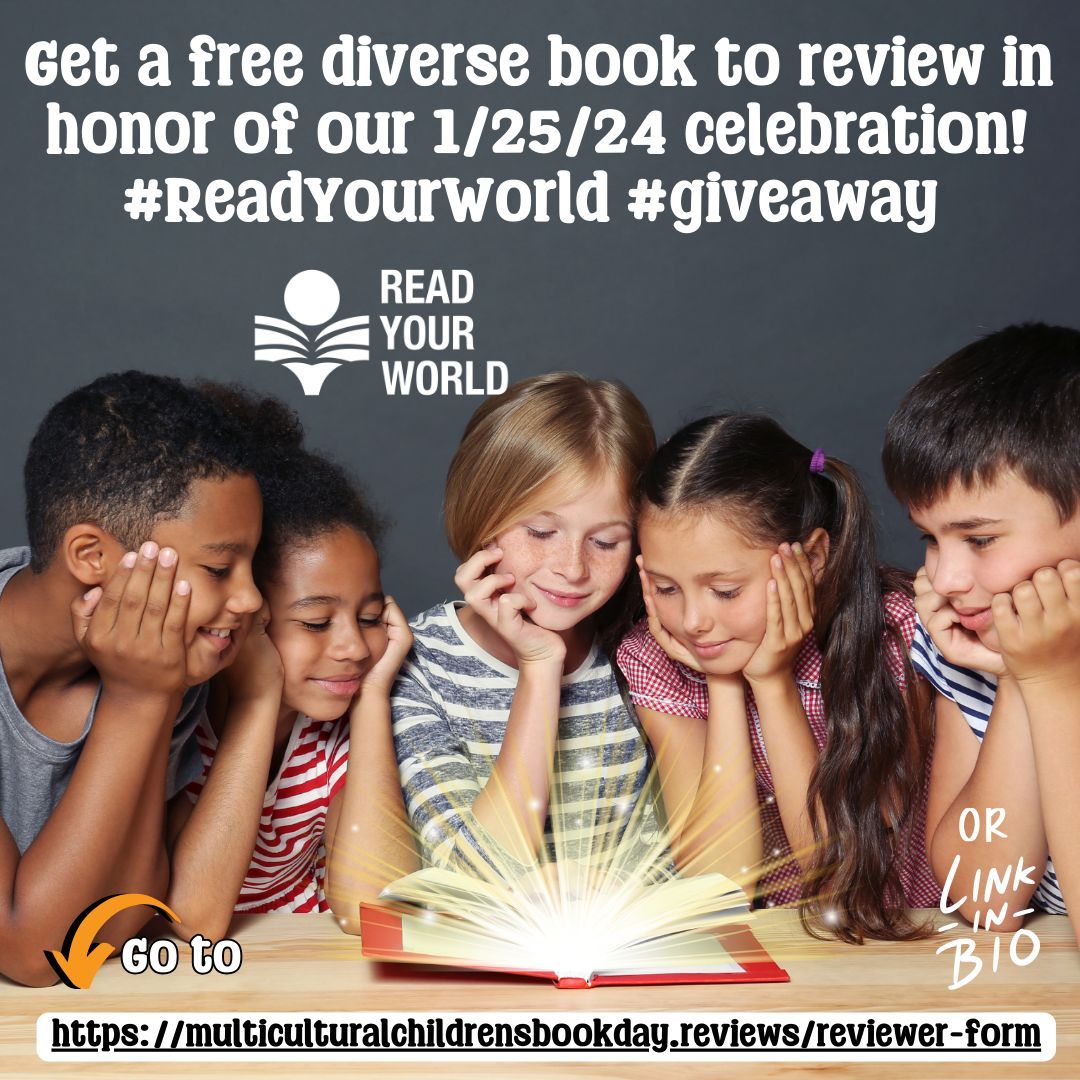 PragmaticMom (@pragmaticmom) on Twitter photo Sign Up to get FREE Children's Books! Be a <a href="/MCChildsBookDay/">ReadYourWorld</a> book reviewer: bit.ly/49bYCCf!
Get free diverse KidLit to review in honor of our 1/25/24 celebration! #ReadYourWorld #giveaway #freebooks Sign Up to get FREE Children's Books! Be a <a href="/MCChildsBookDay/">ReadYourWorld</a> book reviewer: bit.ly/49bYCCf!
Get free diverse KidLit to review in honor of our 1/25/24 celebration! #ReadYourWorld #giveaway #freebooks