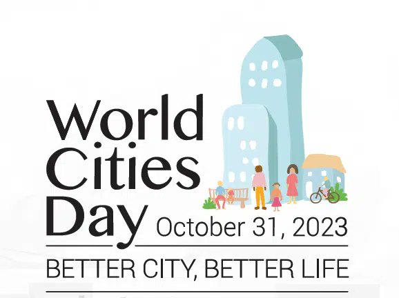 Tänään vietetään YK:n maailman kaupunkien päivää! #WorldCitiesDay Päivän tarkoituksena on lisätä kv-yhteisön kiinnostusta kaupungistumiseen, parantaa maiden välistä yhteistyötä vastata kaupungistumisen haasteisiin ja olla osaltaan edistämässä kestävää kaupunkikehitystä maailmassa