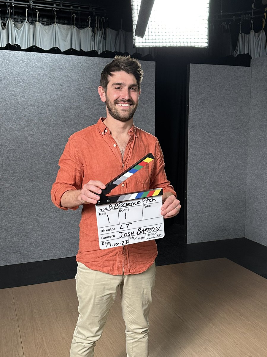 Josh is all ready to wow you with his research on bold and shy fish & what happens when they come up against a fishway. Join us online tomorrow night to hear @joshuasbarrow pitch for a share in our $110K prize pool at the Big Science Pitch! science.unimelb.edu.au/engage/big-sci…