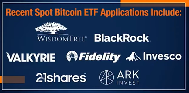 AussieGuyChris.eth π¦πΊ (@aussieguychris) on Twitter photo $BTC ETF applications... $BTC ETF applications...