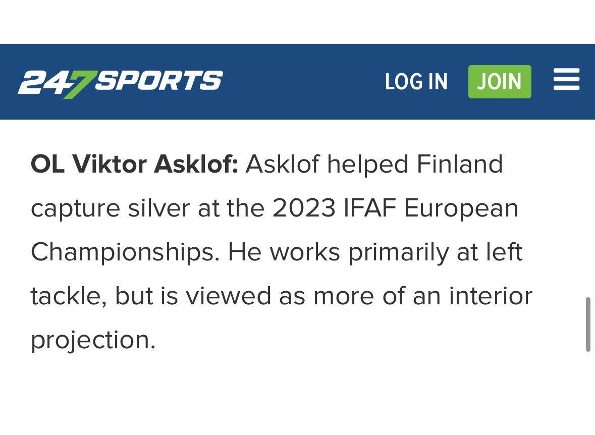 Excited to compete with the best. A big opportunity in front of 247 sports!!

<a href="/PPIRecruits/">PPIRECRUITS</a> 
<a href="/247Sports/">247Sports</a> 
<a href="/Roosters1979/">Helsinki Roosters</a> 

247sports.com/Article/247spo…