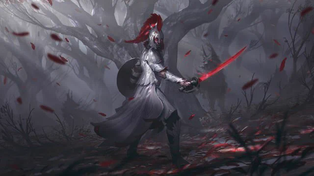 Red Sword by Simone Torcasio