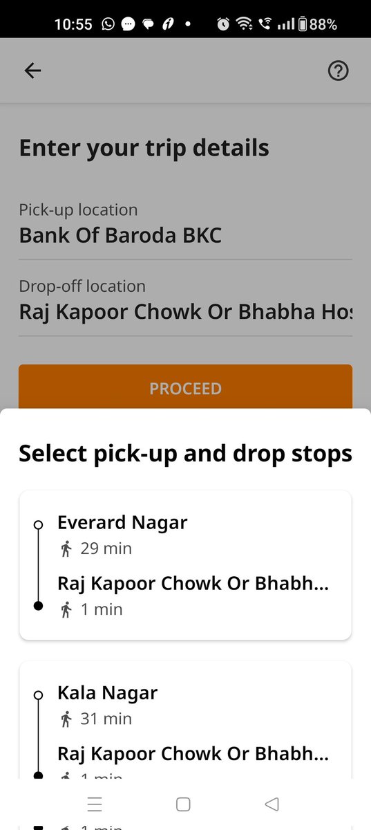 CANehaArora1's tweet photo. @chaloapp this is what your app is suggesting. Tell me if out of 8 kms distance, I need to take another transport for 3 kms to reach your suggested bus stop, what will be the benefit left of using chalo bus. https://t.co/OumNinvGgi