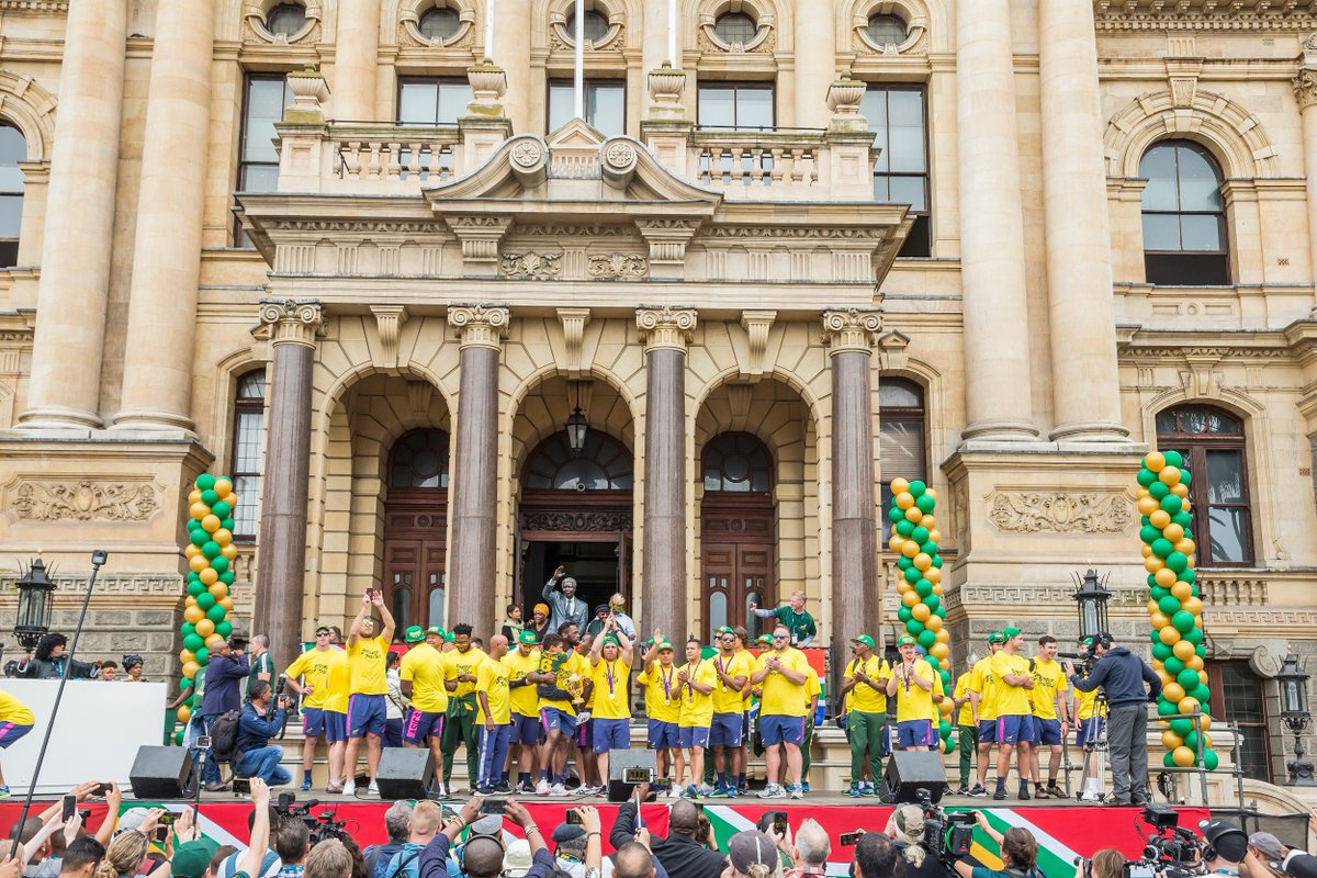 The <a href="/Springboks/">Springboks</a> national victory tour will arrive in Cape Town on 3 November with a victory parade through the streets of the city, and we are inviting fans to pour onto the streets to welcome our conquering heroes.

See: bit.ly/3u2btXp

#CTNews #SafetyandSecurity