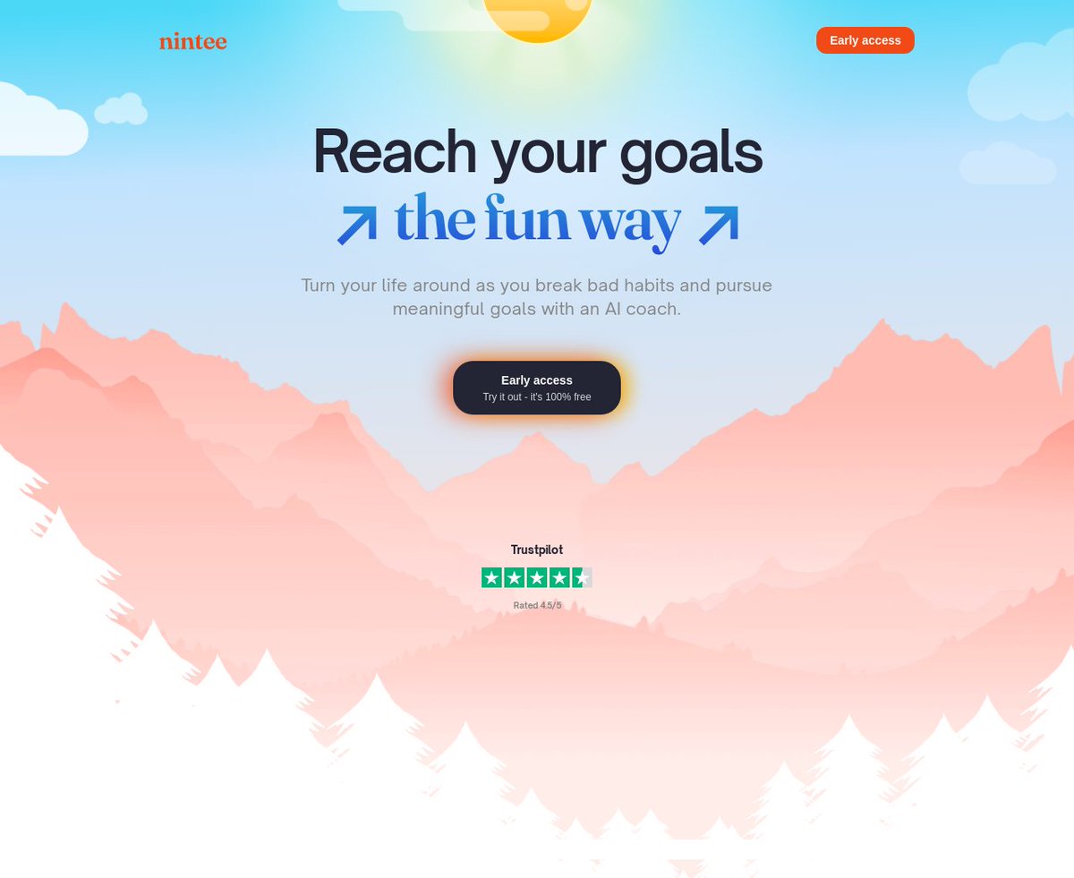 paraschopra's tweet image. Aesthetics matter!
We redesigned Nintee's homepage, and saw the new design converting 40% better than the old one.
📈📈📈